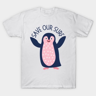 Penguin Save Our Surf T-Shirt